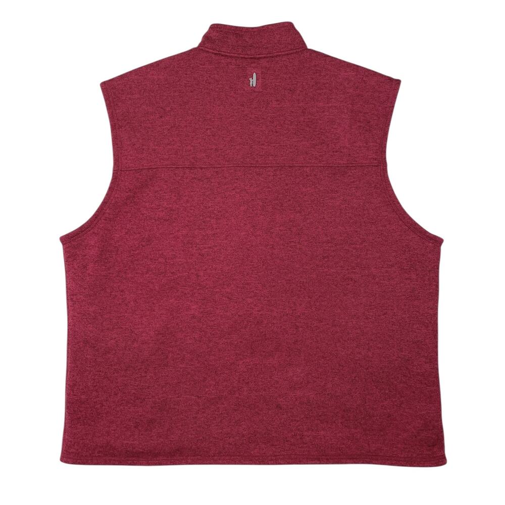 Johnnie-O Men's Wes Full Zip Vest Malibu Red XXL Outdoors Gorpcore - Picture 6 of 13